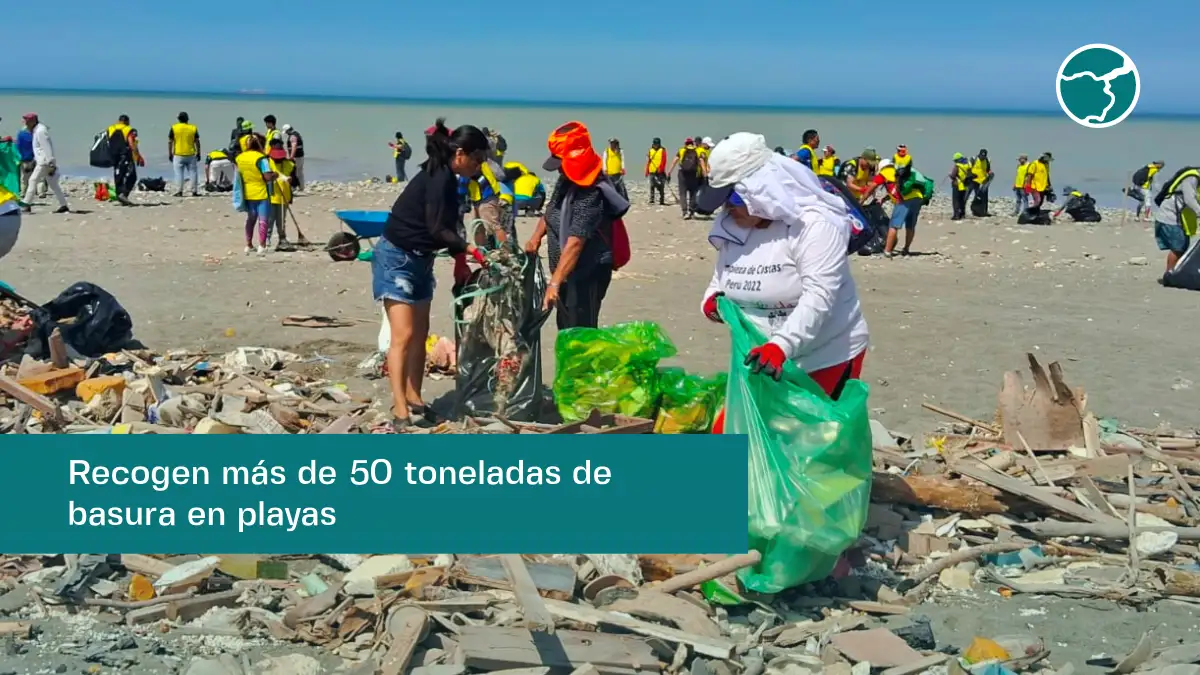 Playas de Lima y Callao: Recogen 50 toneladas de basura