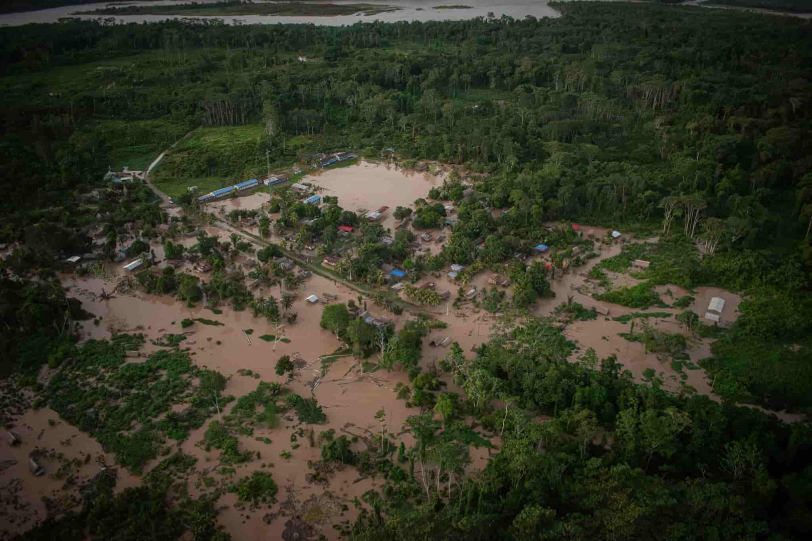 Vraem: Lluvias e inundaciones afectan a centros poblados y comunidades nativas de la cuenca del río Ene 