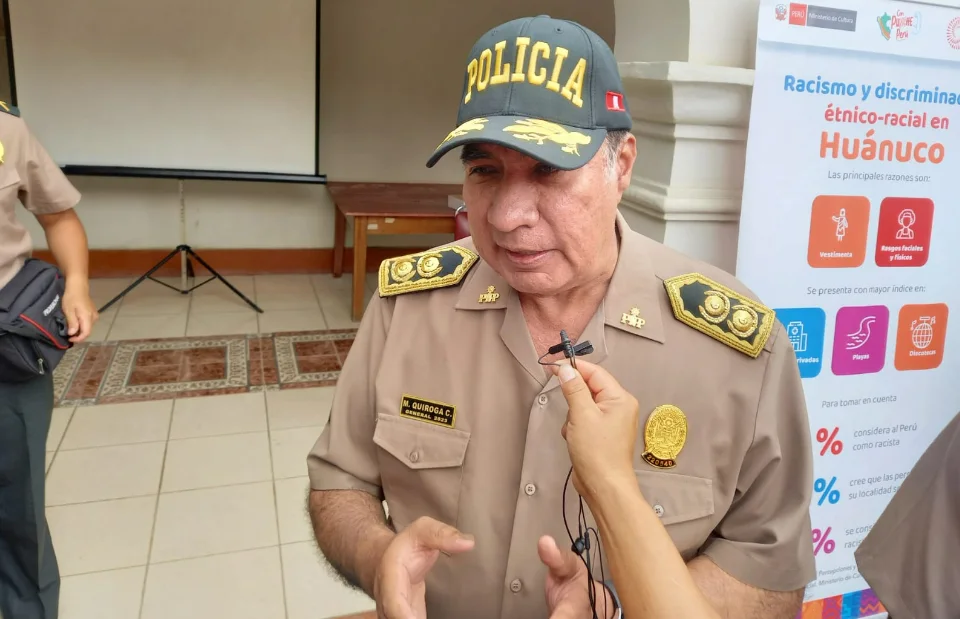 Huánuco: Detallan acciones policiales para resguardar la seguridad por Semana Santa